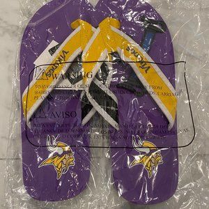 NFL Forever Minnesota Vikings Flip Flops